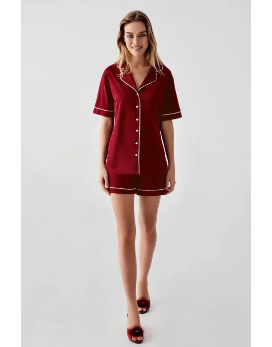 ieg™ Freshness 324 Kadın 4Lü Sabahlıklı Şorlu Pijama Takımı
