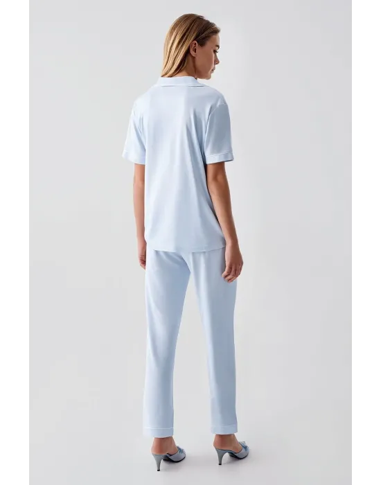 ieg™ Freshness 324 Kadın 4Lü Sabahlıklı Şorlu Pijama Takımı
