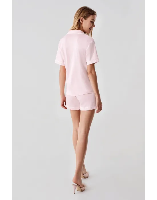 ieg™ Freshness 324 Kadın 4Lü Sabahlıklı Şorlu Pijama Takımı