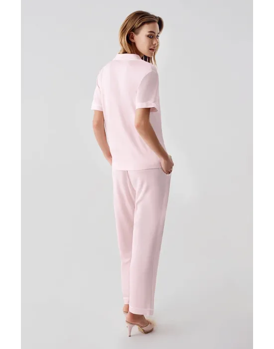 ieg™ Freshness 324 Kadın 4Lü Sabahlıklı Şorlu Pijama Takımı