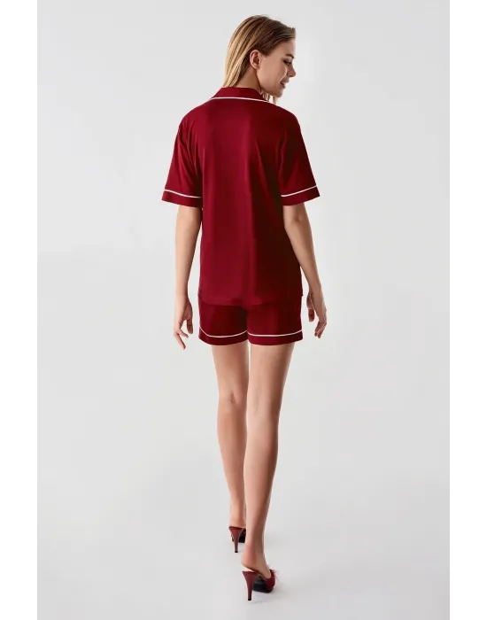 ieg™ Freshness 324 Kadın 4Lü Sabahlıklı Şorlu Pijama Takımı