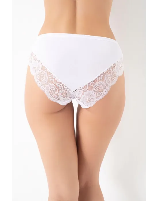 ieg™ G-Box 932 Bayan Dantel Detaylı Cotton Bikini Külot