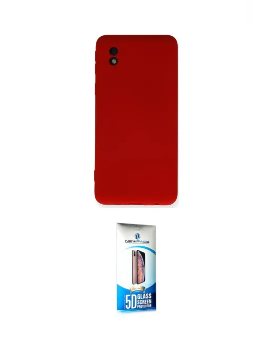 ieg™ Galaxy A01 Core Kılıf Ahenk Serisi - Siyah 5D Eko Cam Ekran Koruyucu