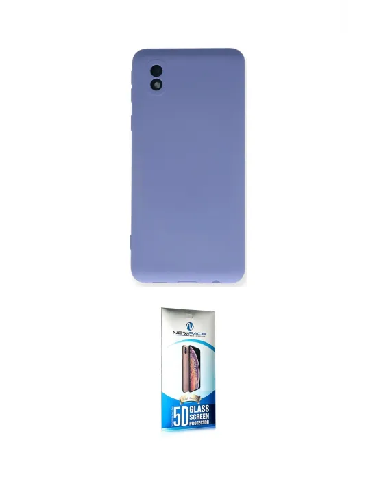 ieg™ Galaxy A01 Core Kılıf Ahenk Serisi - Siyah 5D Eko Cam Ekran Koruyucu