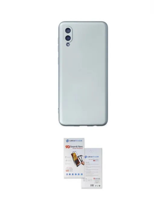 ieg™ Galaxy A02 Kılıf Ahenk Serisi - Siyah Seramik Nano Ekran Koruyucu