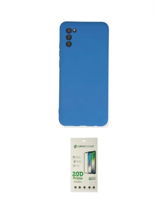 ieg™ Galaxy A02S Kılıf Ahenk Serisi - Siyah 20D Premium Cam Ekran Koruyucu