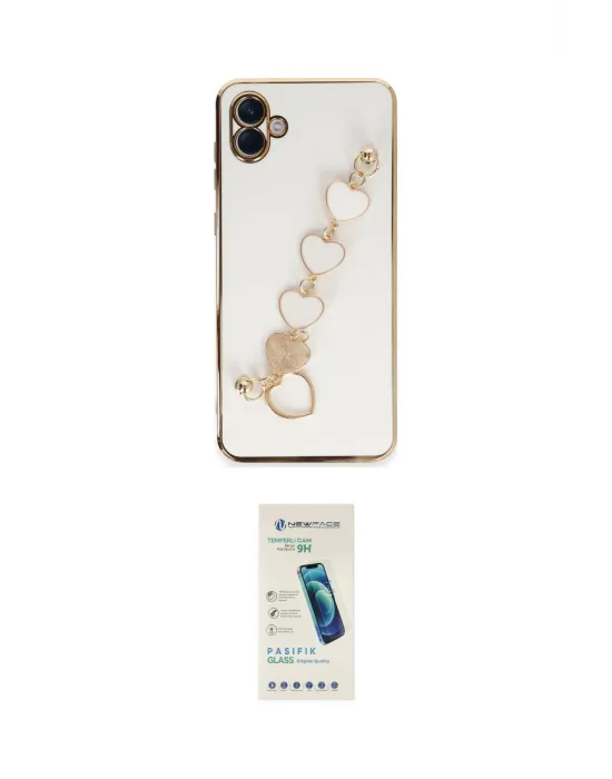 ieg™ Galaxy A04E Kılıf Nova Işık Prime - Şeffaf Pasifik Cam Ekran Koruyucu