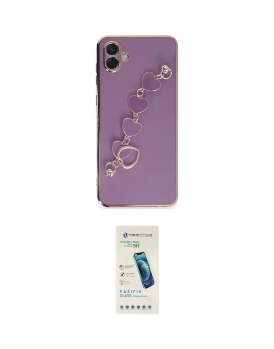 ieg™ Galaxy A04E Kılıf Nova Işık Prime - Şeffaf Pasifik Cam Ekran Koruyucu