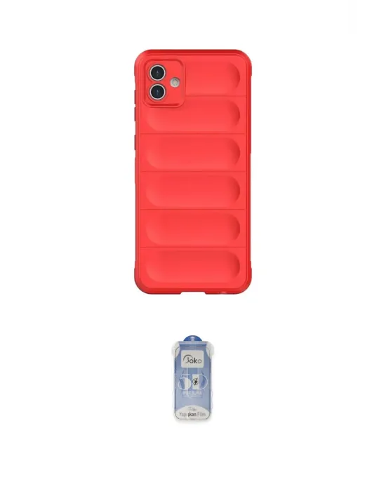 ieg™ Galaxy A05 Kılıf Atlas Koleksiyonu - Siyah Joko Magic 5D Cam