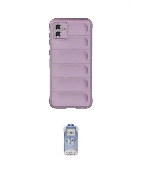 ieg™ Galaxy A05 Kılıf Atlas Koleksiyonu - Siyah Joko Magic 5D Cam