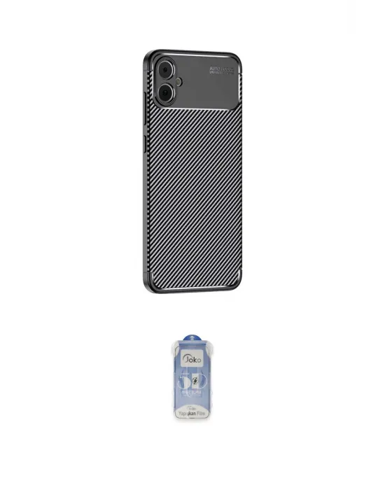 ieg™ Galaxy A05 Kılıf Eksen Form Prime - Siyah Joko Magic 5D Cam
