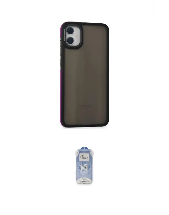 ieg™ Galaxy A05 Kılıf Eksen Işık - Siyah Joko Magic 5D Cam