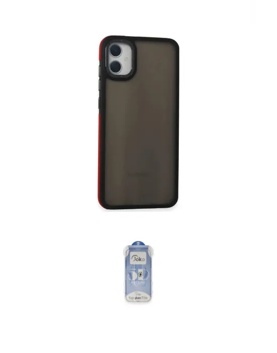 ieg™ Galaxy A05 Kılıf Eksen Işık - Siyah Joko Magic 5D Cam