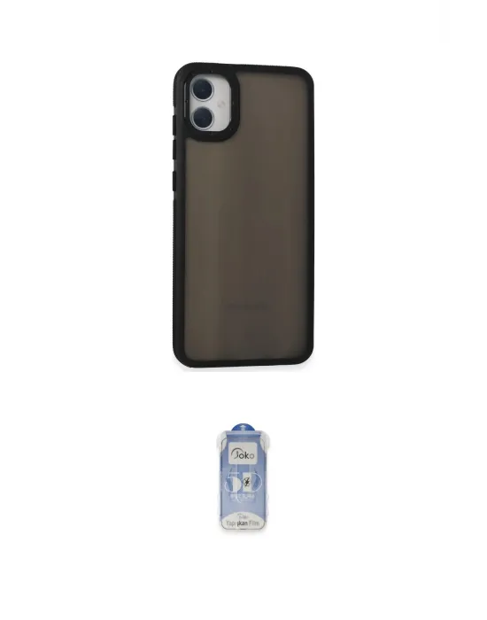 ieg™ Galaxy A05 Kılıf Eksen Işık - Siyah Joko Magic 5D Cam