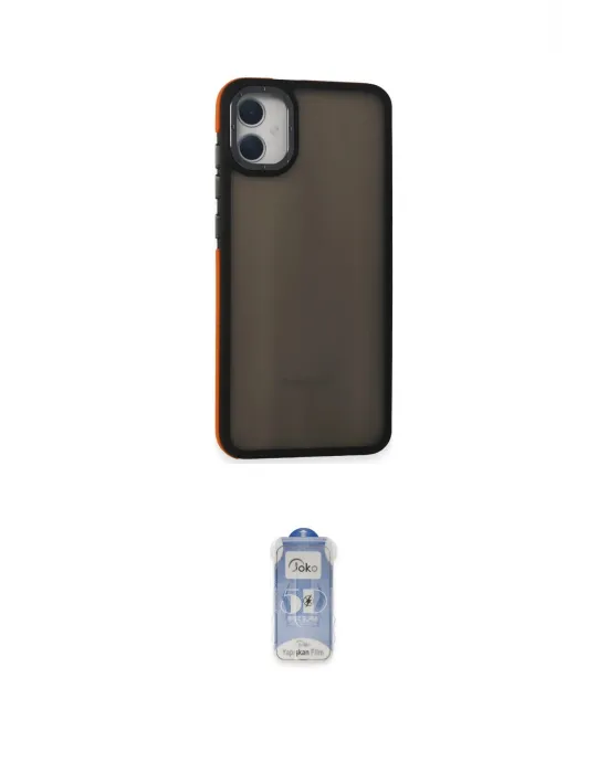 ieg™ Galaxy A05 Kılıf Eksen Işık - Siyah Joko Magic 5D Cam