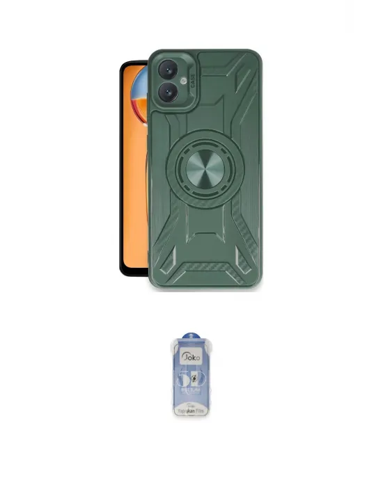 ieg™ Galaxy A05 Kılıf Nova Yansıma Prime - Siyah Joko Magic 5D Cam