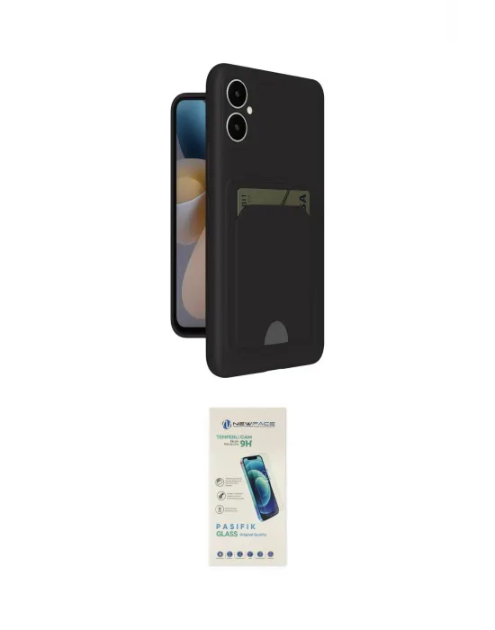 ieg™ Galaxy A05 Kılıf Vadi Çizgi Prime - Şeffaf Pasifik Cam Ekran Koruyucu