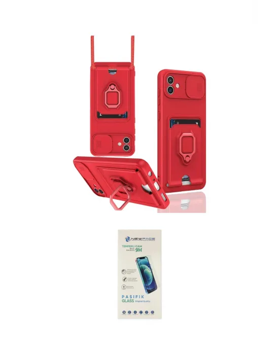ieg™ Galaxy A05 Kılıf Vadi Form Prime - Şeffaf Pasifik Cam Ekran Koruyucu