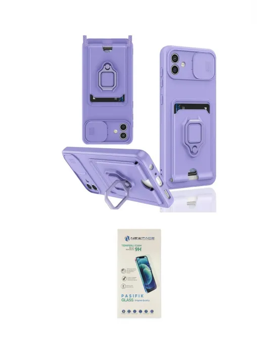 ieg™ Galaxy A05 Kılıf Vadi Form Prime - Şeffaf Pasifik Cam Ekran Koruyucu