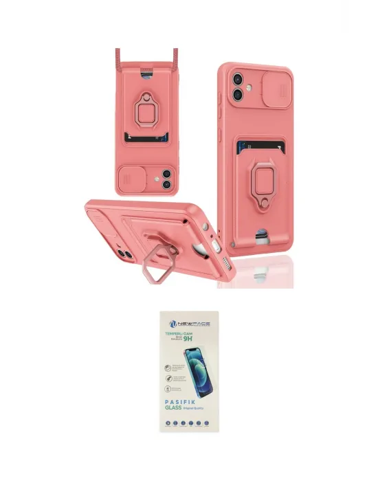 ieg™ Galaxy A05 Kılıf Vadi Form Prime - Şeffaf Pasifik Cam Ekran Koruyucu