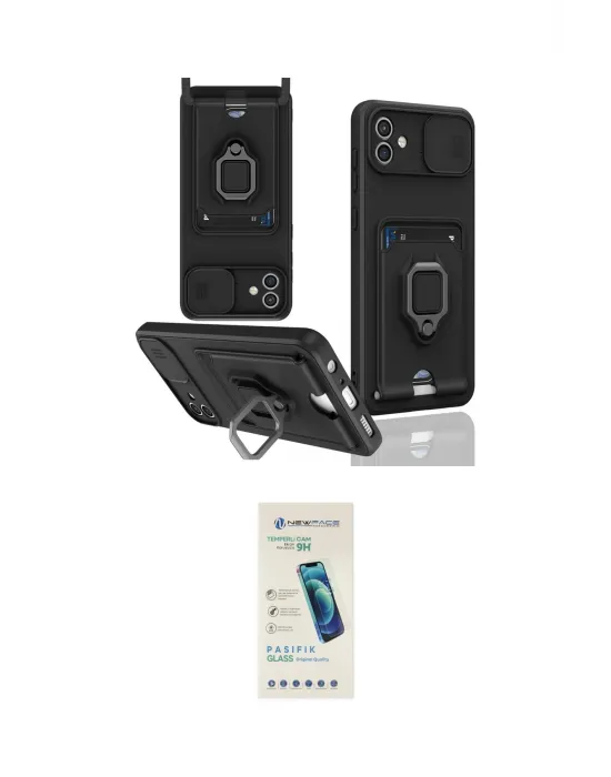 ieg™ Galaxy A05 Kılıf Vadi Form Prime - Şeffaf Pasifik Cam Ekran Koruyucu