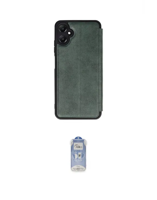 ieg™ Galaxy A05 Kılıf Zirve Yansıma Serisi - Siyah Joko Magic 5D Cam