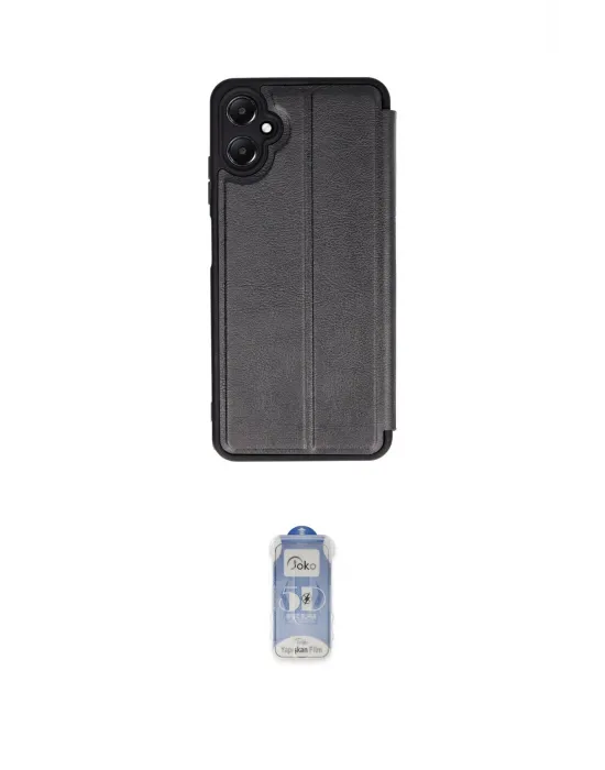 ieg™ Galaxy A05 Kılıf Zirve Yansıma Serisi - Siyah Joko Magic 5D Cam