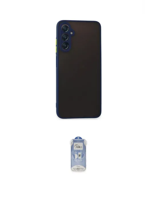 ieg™ Galaxy A05S Kılıf Ahenk Çizgi Serisi - Siyah Joko Magic 5D Cam