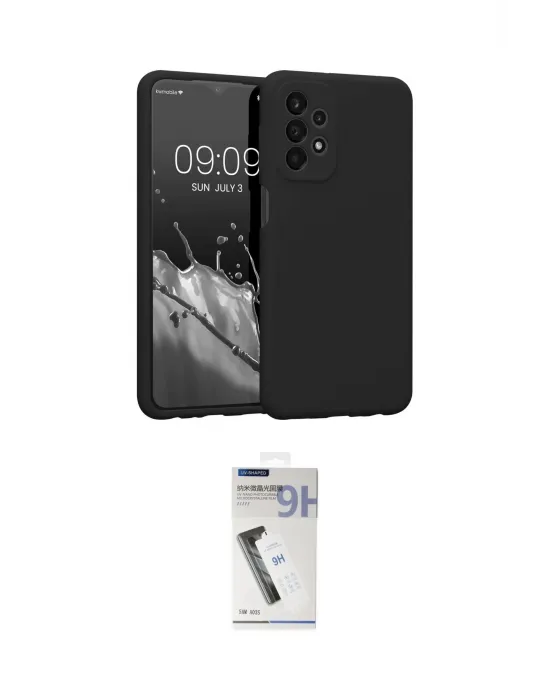 ieg™ Galaxy A13 4G Kılıf Kozmos Yansıma Özel Seri - Şeffaf Uv Polymer Nano Ekran Koruyucu