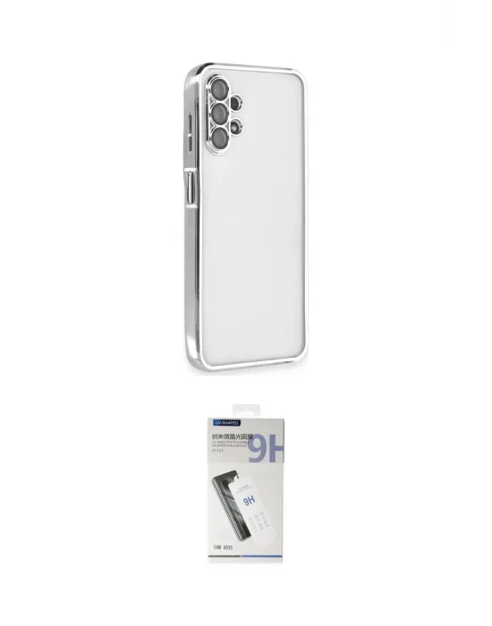ieg™ Galaxy A13 4G Kılıf Vadi Minimal - Şeffaf Uv Polymer Nano Ekran Koruyucu