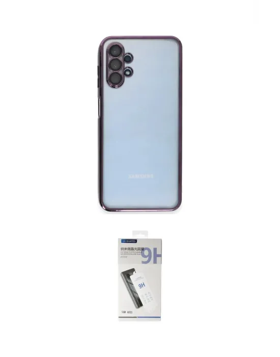 ieg™ Galaxy A13 4G Kılıf Vadi Minimal - Şeffaf Uv Polymer Nano Ekran Koruyucu