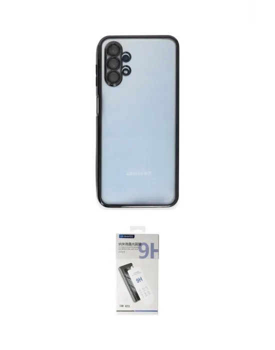 ieg™ Galaxy A13 4G Kılıf Vadi Minimal - Şeffaf Uv Polymer Nano Ekran Koruyucu