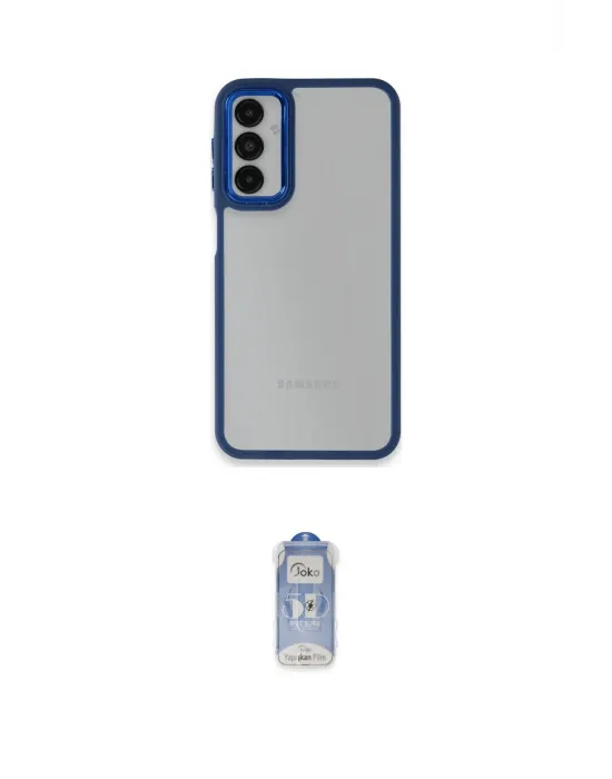 ieg™ Galaxy A14 4G Kılıf Eksen Doku Prime - Siyah Joko Magic 5D Cam