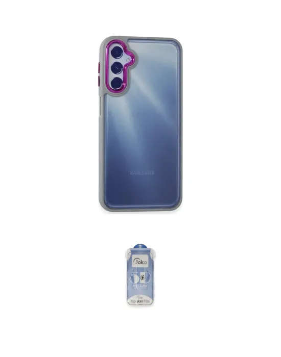 ieg™ Galaxy A14 4G Kılıf Eksen Doku Prime - Siyah Joko Magic 5D Cam