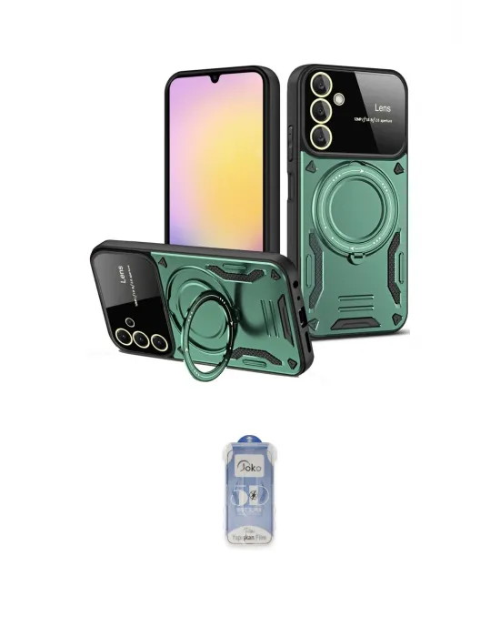 ieg™ Galaxy A14 4G Kılıf Kıvılcım Modern Serisi - Siyah Joko Magic 5D Cam