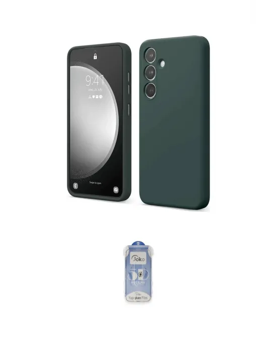 ieg™ Galaxy A14 4G Kılıf Kozmos Yansıma Özel Seri - Siyah Joko Magic 5D Cam