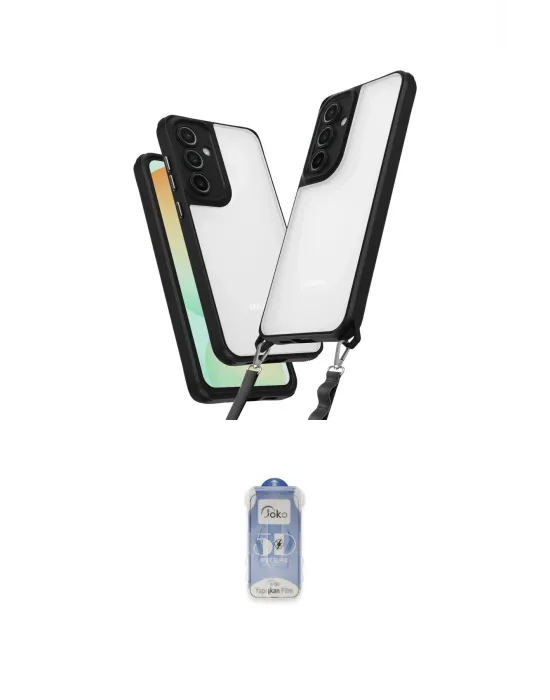 ieg™ Galaxy A14 4G Kılıf Ufuk Klasik - Siyah Joko Magic 5D Cam