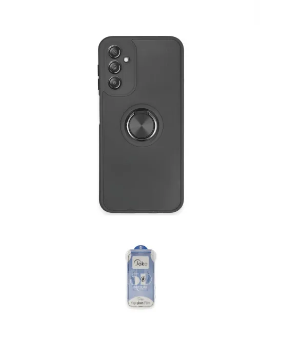 ieg™ Galaxy A14 4G Kılıf Yörünge Çizgi - Siyah Joko Magic 5D Cam
