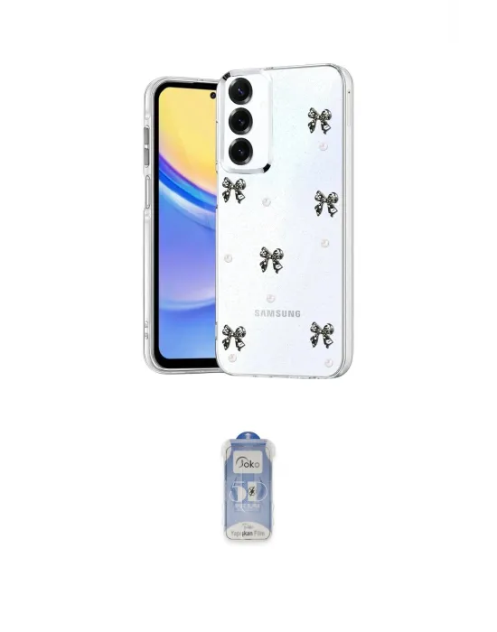 ieg™ Galaxy A14 4G Kılıf Yörünge Form - Siyah Joko Magic 5D Cam