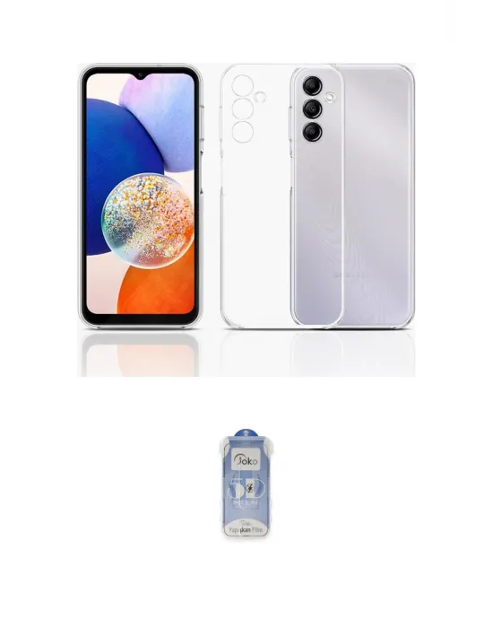 ieg™ Galaxy A14 4G Kılıf Zirve Doku - Siyah Joko Magic 5D Cam