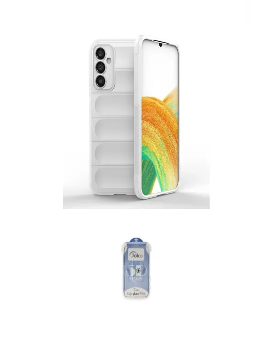 ieg™ Galaxy A15 4G Kılıf Atlas Koleksiyonu - Siyah Joko Magic 5D Cam