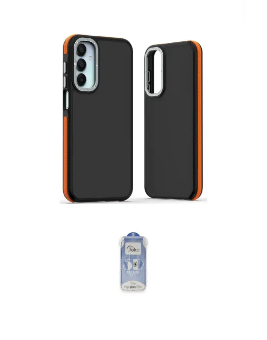 ieg™ Galaxy A15 4G Kılıf Eksen Işık - Siyah Joko Magic 5D Cam