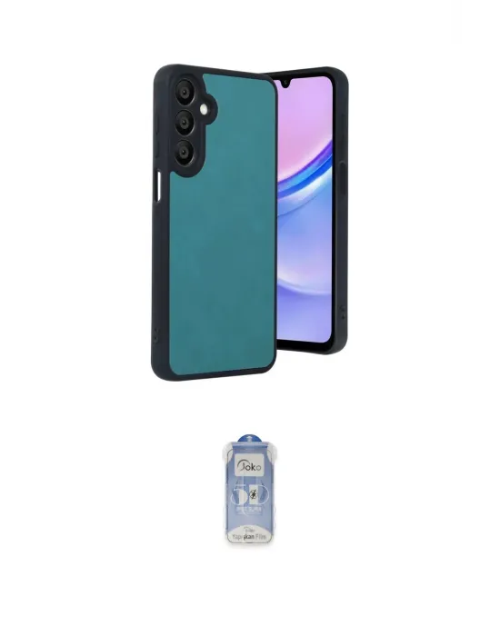 ieg™ Galaxy A15 4G Kılıf Kıvılcım Işık Serisi - Siyah Joko Magic 5D Cam