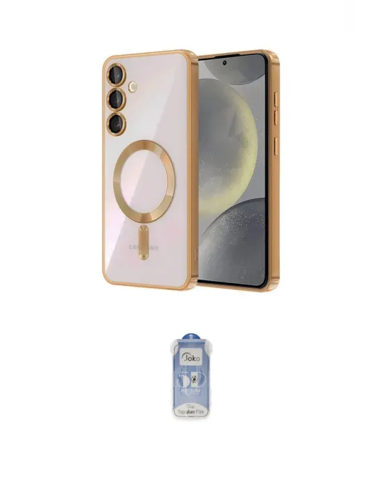 ieg™ Galaxy A15 4G Kılıf Nova Işık Özel Seri - Siyah Joko Magic 5D Cam