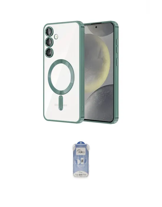 ieg™ Galaxy A15 4G Kılıf Nova Işık Özel Seri - Siyah Joko Magic 5D Cam