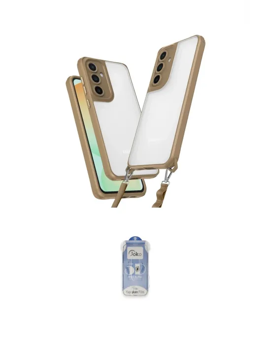 ieg™ Galaxy A15 4G Kılıf Ufuk Klasik - Siyah Joko Magic 5D Cam