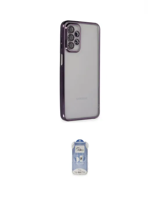 ieg™ Galaxy A23 4G Kılıf Vadi Minimal - Siyah Joko Magic 5D Cam