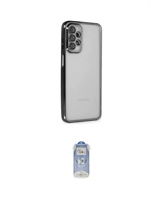 ieg™ Galaxy A23 4G Kılıf Vadi Minimal - Siyah Joko Magic 5D Cam