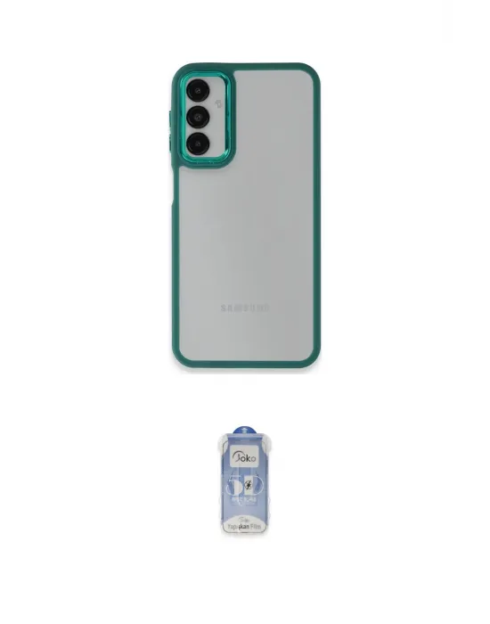 ieg™ Galaxy A24 4G Kılıf Eksen Doku Prime - Siyah Joko Magic 5D Cam