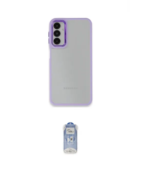ieg™ Galaxy A24 4G Kılıf Eksen Doku Prime - Siyah Joko Magic 5D Cam